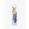 Ph5 Womens Blueberry Noah Halterneck Knitted Midi Dress In Multi