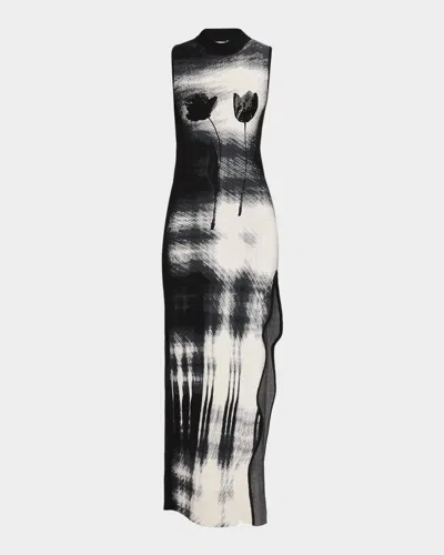 Ph5 Yuki Uv Reactive Wavy Asymmetric Dress In Multi