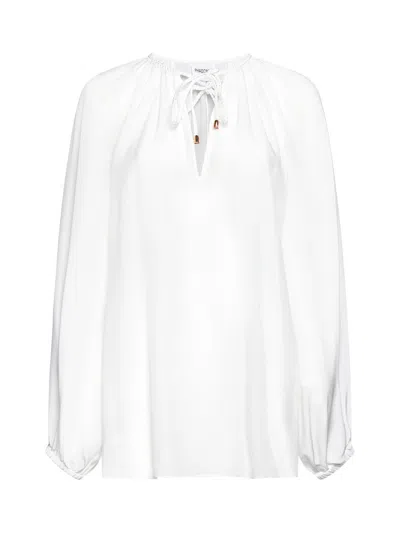 Phaeonia Anita Long Sleeves Blouse In White