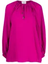 Phaeonia Fuchsia Anita Blouse Top In Rosa