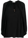 Phaeonia Anita Long Sleeves Blouse In Schwarz