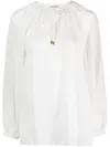 Phaeonia Anita Long Sleeves Blouse In White