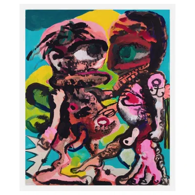 Pre-owned Phaidon Dana Schutz Adversaries Limited Edition Print In Black