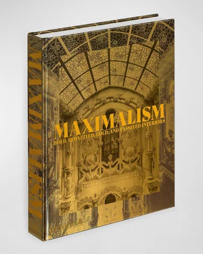 Phaidon Press Maximalism Bold Bedazzled Gold And Tasseled Interiors Book In Brown