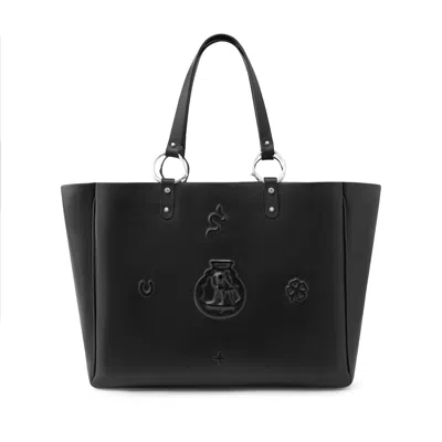 Phalera Women's Black Totes Lucky Pixie Tote Bag