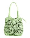 Phanta Woman Handbag Light Green Size - Textile Fibers In Green