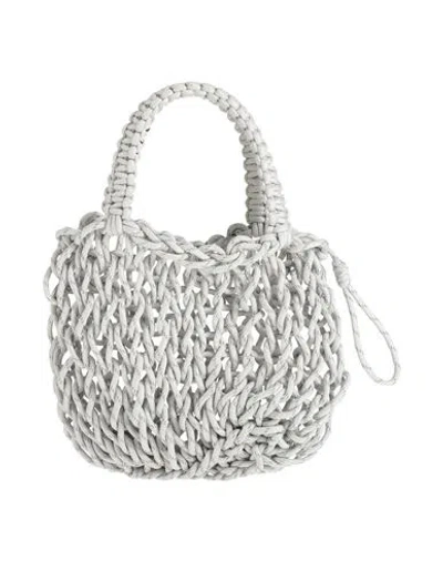 Phanta Woman Handbag Light Grey Size - Textile Fibers