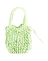 Phanta Woman Handbag Lime Green Size - Textile Fibers In Green