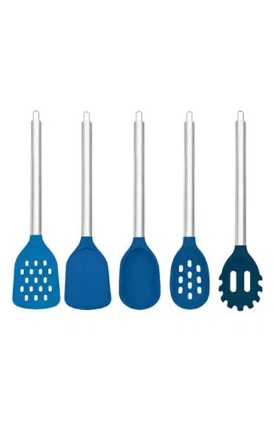 Phantom Chef 5-piece Cooking Utensil Set In Blue