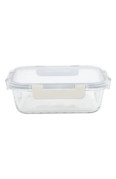 Phantom Chef 6-piece Glass Food Containers & Lids In White