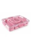 Phantom Chef Fridge Storage Basket In Pink