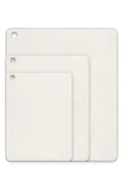 Phantom Chef Set Of 3 Assorted Plastic Cutting Boards In Sand