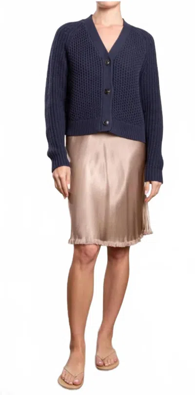 Pharaoh Ani Mini Skirt In Vintage Satin In Neutral