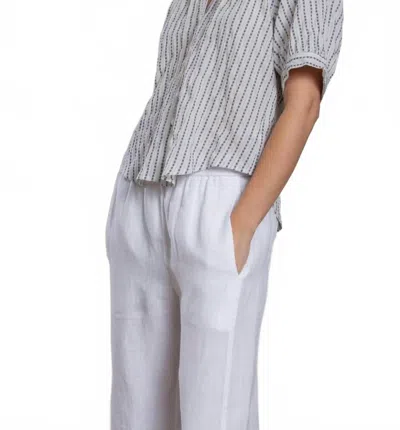 Pharaoh Connie Shirt In Heritage Dobby In White