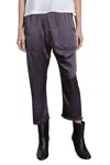 Pharaoh Erika Drop Pant In Graphite In Pink