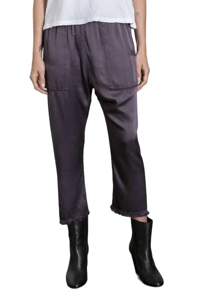 Pharaoh Erika Drop Pant In Graphite In Purple