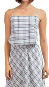 Pharaoh Georgia Cami Top In Multi In Gray