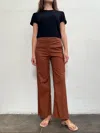 Pharaoh Kait Hi-waisted Jean In Stretch Twill In Harissa In Multi