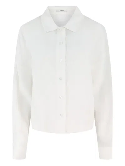 Pharaoh Linen Boxy Shirt In White
