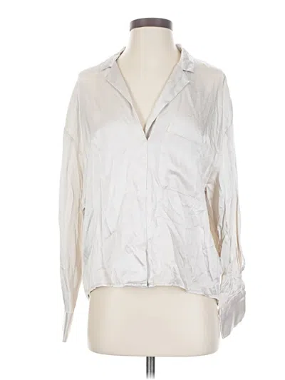 Pre-owned Pharaoh Long Sleeve Blouse In Silver