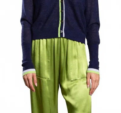 Pharaoh Martine Cardigan In Navy In Blue