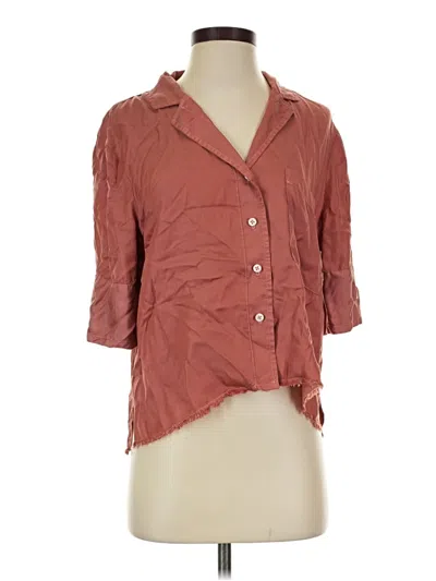 Pre-owned Pharaoh Short Sleeve Button Down Shirt In Red