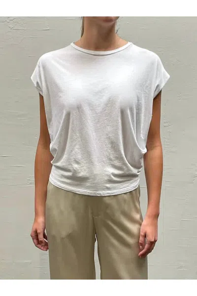 Pharaoh Terrance Tuck Tee In White