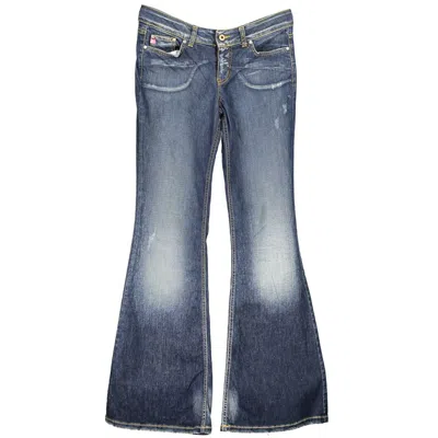Phard Blue Cotton Jeans & Pant