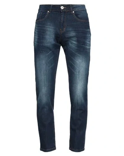 Pharley - New York Man Jeans Blue Size 34 Cotton, Elastane