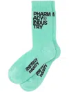 Pharmacy Industry Logo-intarsia Socks In Green