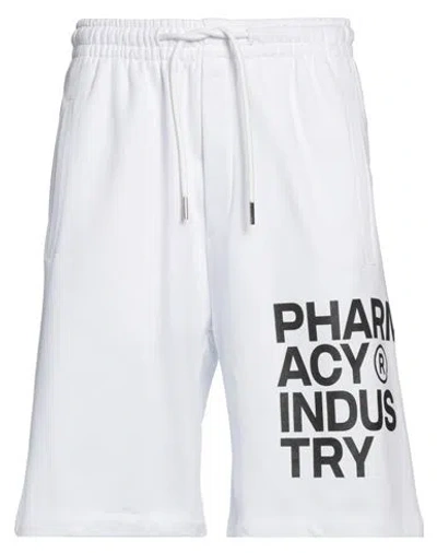 Pharmacy Industry Man Shorts & Bermuda Shorts White Size M Cotton