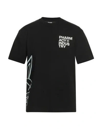 Pharmacy Industry Man T-shirt Black Size S Cotton