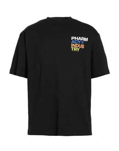 Pharmacy Industry Man T-shirt Black Size M Cotton