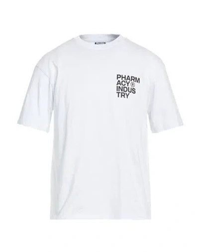 Pharmacy Industry Man T-shirt White Size S Cotton
