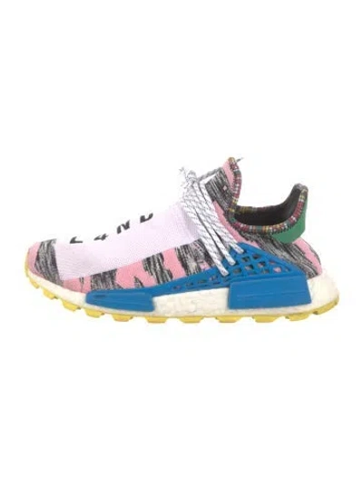Pre-owned Pharrell Williams X Adidas 2018 Printed Athletic Sneakers In White