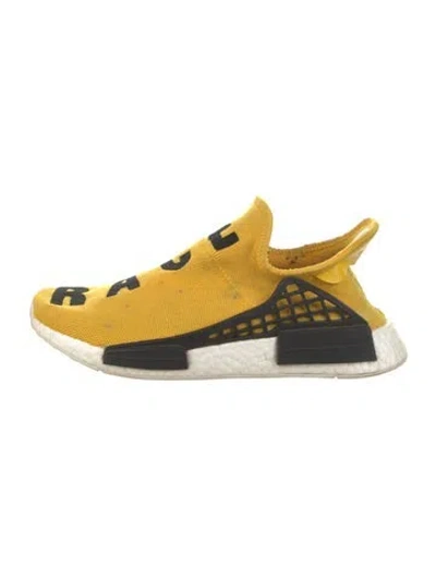 Pre-owned Pharrell Williams X Adidas Adidas Nmd Hu Pharrell Human Race Yellow Sneakers