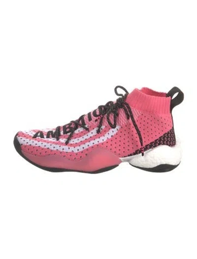 Pre-owned Pharrell Williams X Adidas Crazy Byw Lvl X Sneakers In Pink