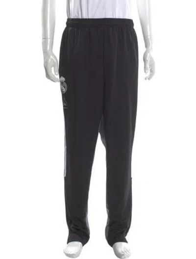 Pre-owned Pharrell Williams X Adidas Graphic Print Joggers In Gray