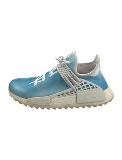 Pre-owned Pharrell Williams X Adidas Mesh Athletic Sneakers In Blue