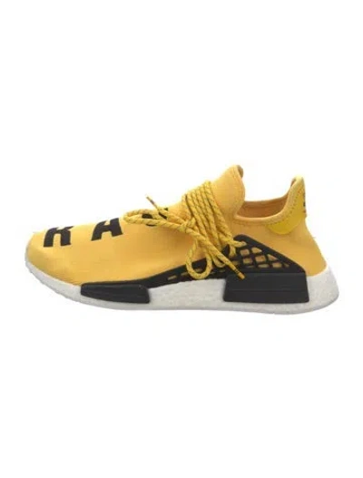 Pre-owned Pharrell Williams X Adidas Nmd Hu Human Race Yellow Sneakers