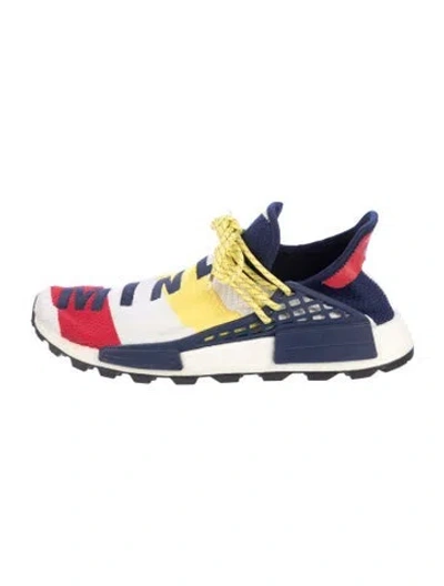 Pre-owned Pharrell Williams X Adidas Nmd Hu Sneakers In White