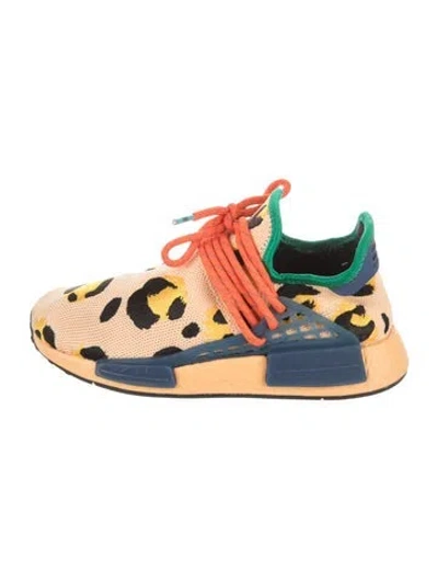 Pre-owned Pharrell Williams X Adidas Nmd Human Race 'leopard Pulse Amber' Sneakers In Orange
