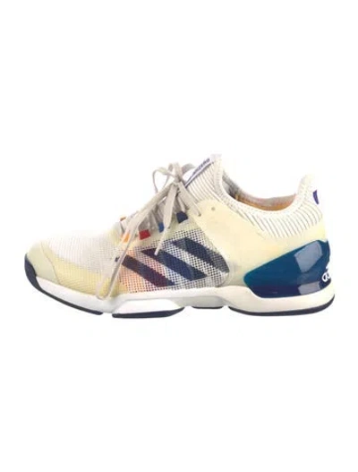 Pre-owned Pharrell Williams X Adidas Pharrell X Adidas Adizero Ubersonic 2.0 'white' Athletic Sneakers In Blue