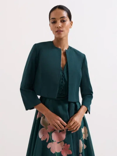 Phase Eight Arlette Teal Jacket In Blue