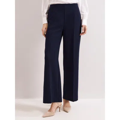 Phase Eight Aubrie Tailored Wide Leg Trouser In Blue