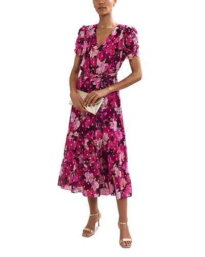 Phase Eight Azalea Floral Print Dress In Multi