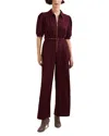 Phase Eight Candice Jumpsuit In Burgundy