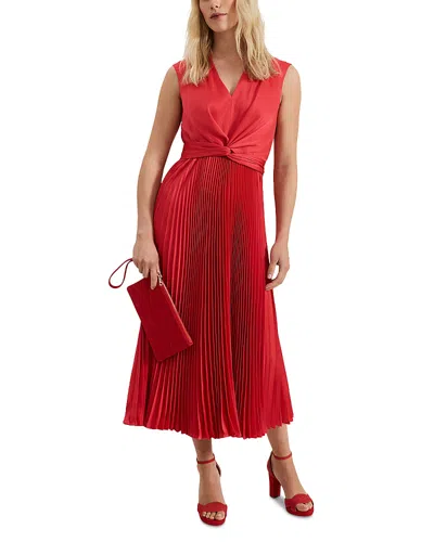 Phase Eight Celestia Faux Wrap Dress In Pink