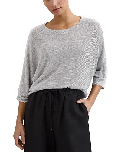 Phase Eight Cristine Dolman Sleeve Top In Gray