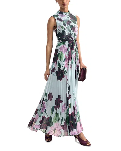 Phase Eight Dahlia Printed Maxi Dress In Blue
